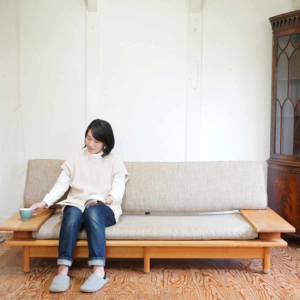 飛騨産業 / HIDA キツツキ 森のことば 3Pソファ ローソファ 佐々木 
