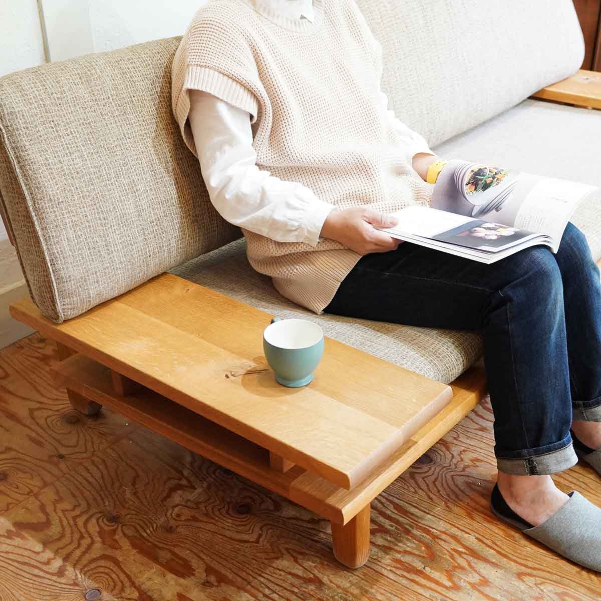 飛騨産業 / HIDA キツツキ 森のことば 3Pソファ ローソファ 佐々木 敏光 中古