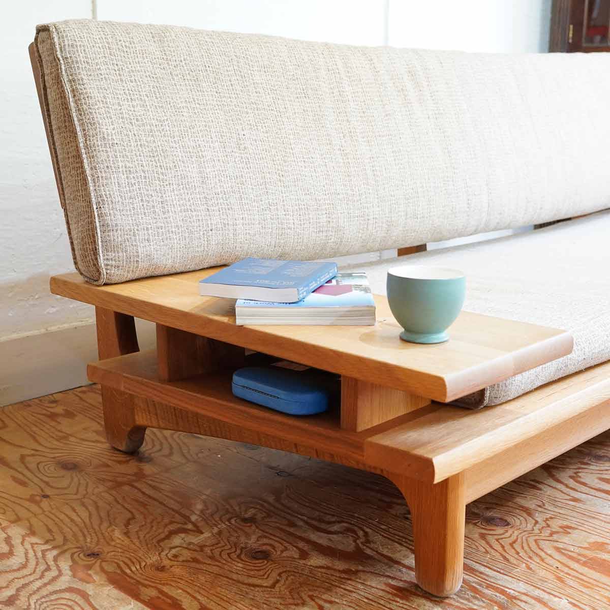 飛騨産業 / HIDA キツツキ 森のことば 3Pソファ ローソファ 佐々木 敏光 中古