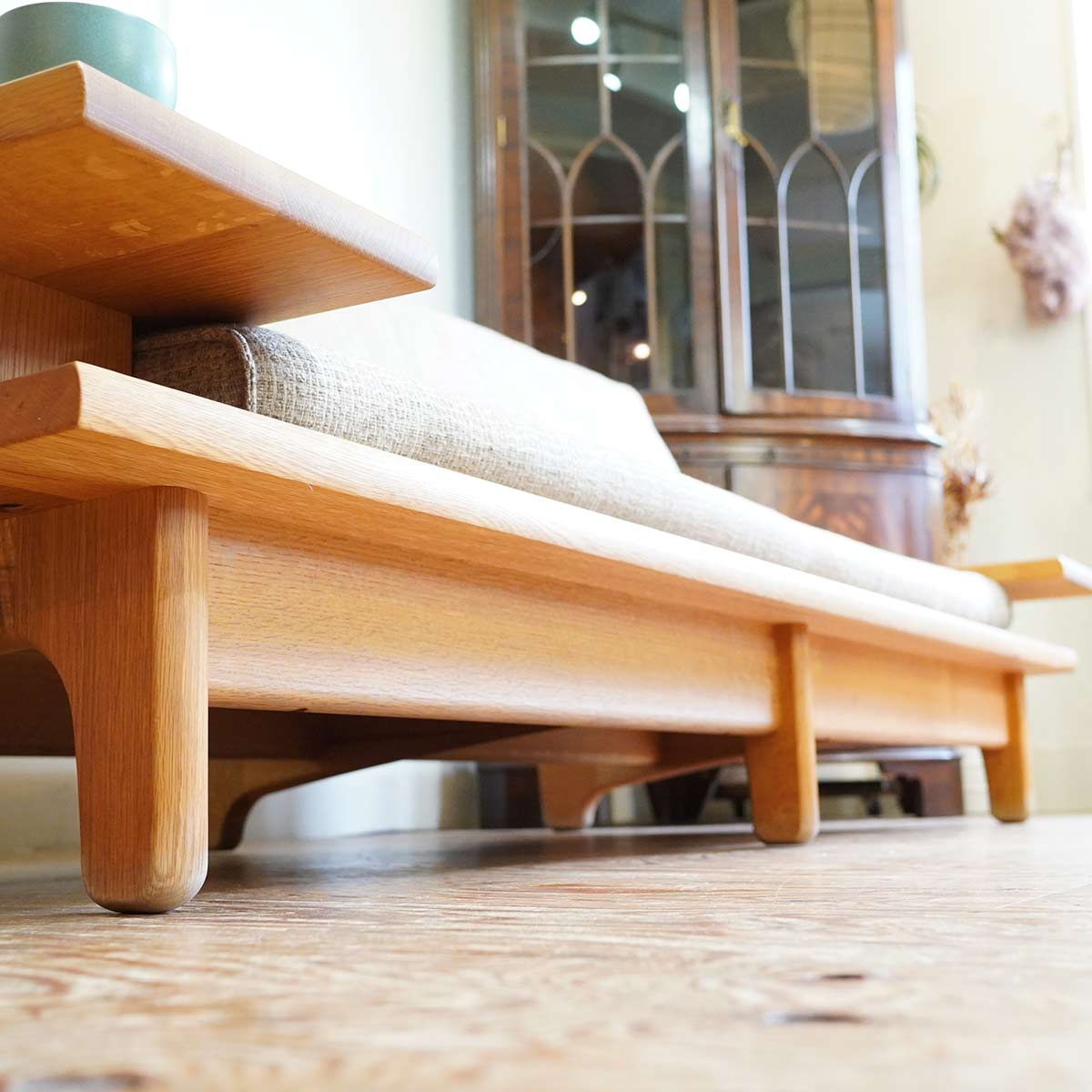 飛騨産業 / HIDA キツツキ 森のことば 3Pソファ ローソファ 佐々木 敏光 中古