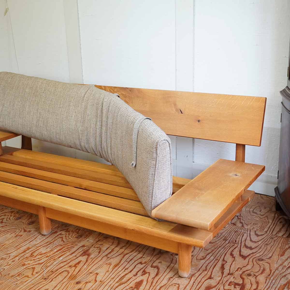 飛騨産業 / HIDA キツツキ 森のことば 3Pソファ ローソファ 佐々木 敏光 中古