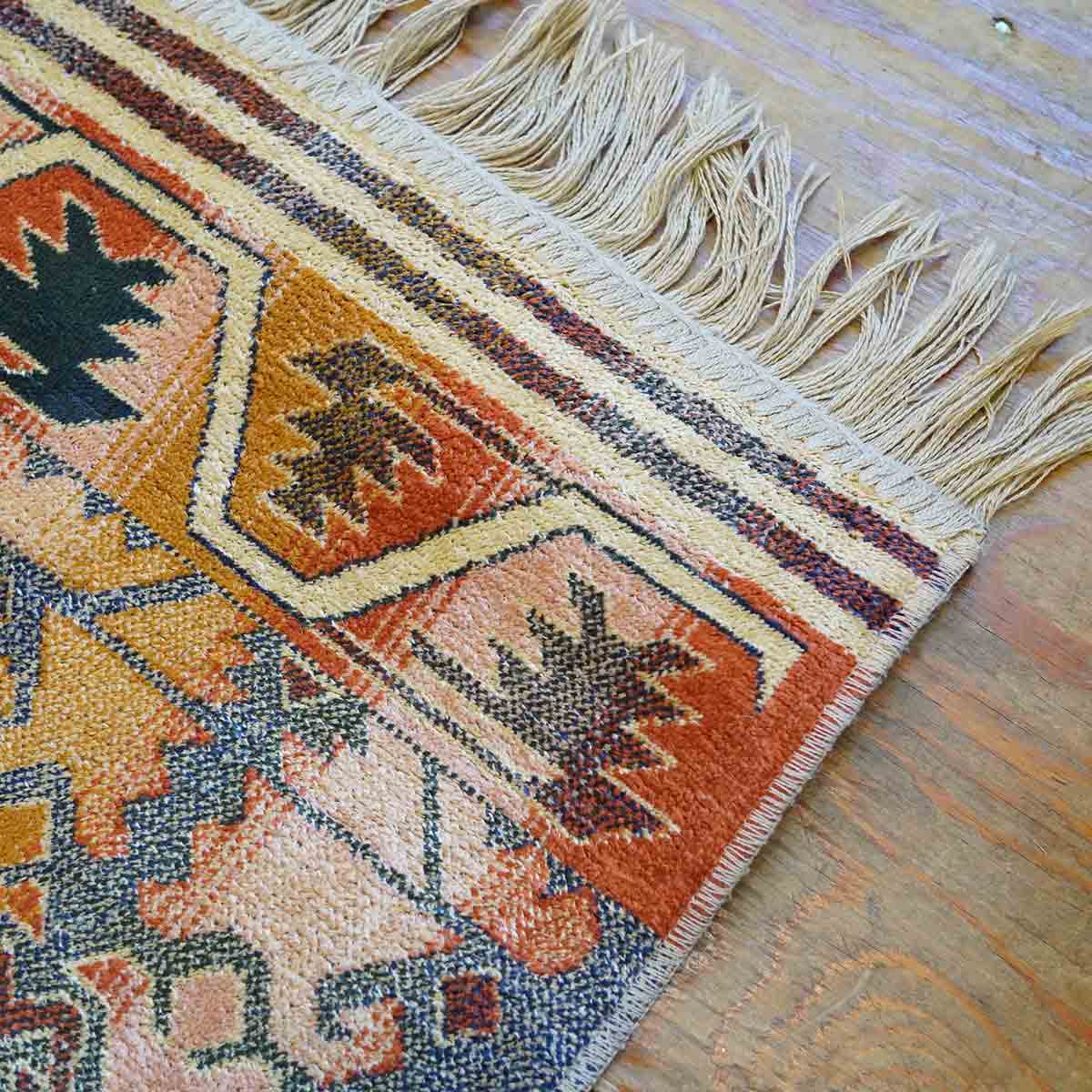 ラグ  敷物 大 エスニック ラグマット 中古