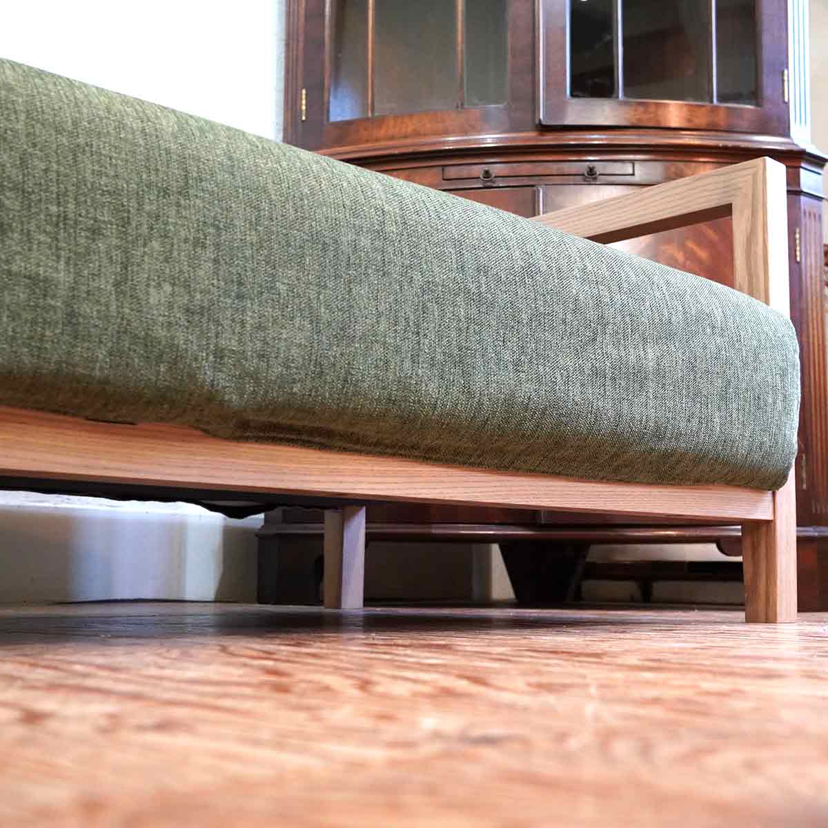 ノイエス / NOYES ビッラ / Villa 2Pソファ ローソファ カバーリング クッション付き 中古