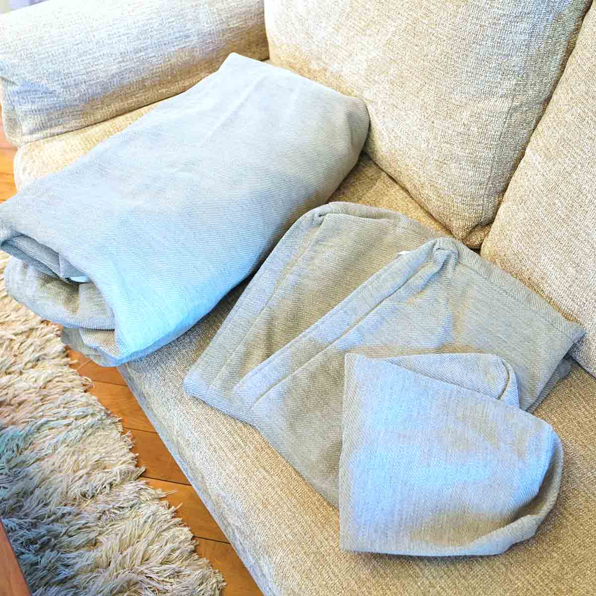フランネルソファ / FLANNEL SOFA ショコラ 2.5Pソファ 替えカバー付 中古