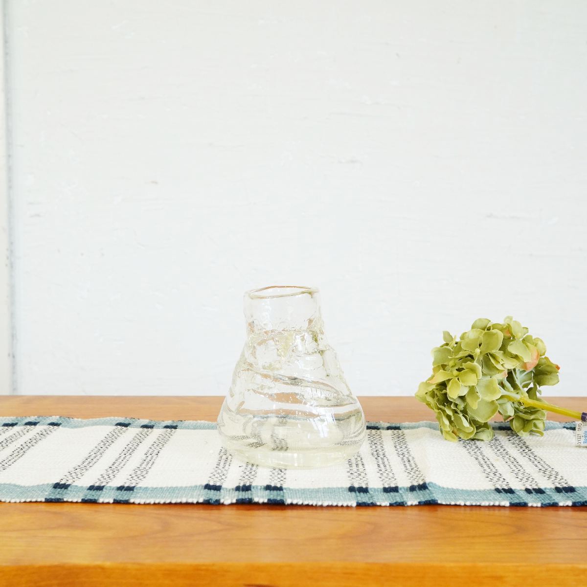 一輪挿し 吹きガラス 安土草多 花瓶 未使用品