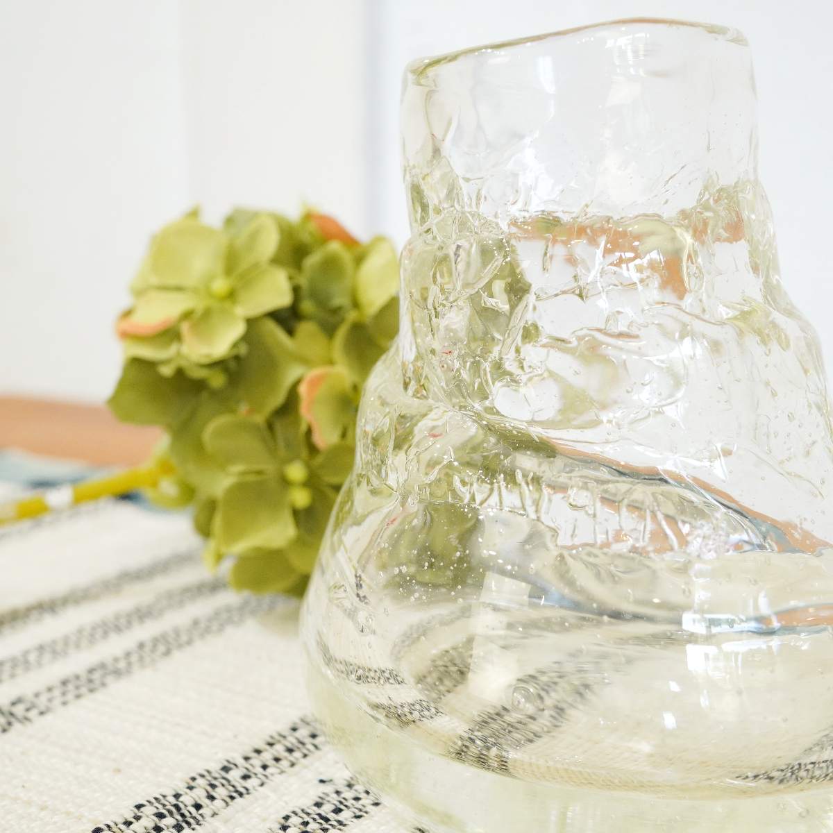 一輪挿し 吹きガラス 安土草多 花瓶 未使用品