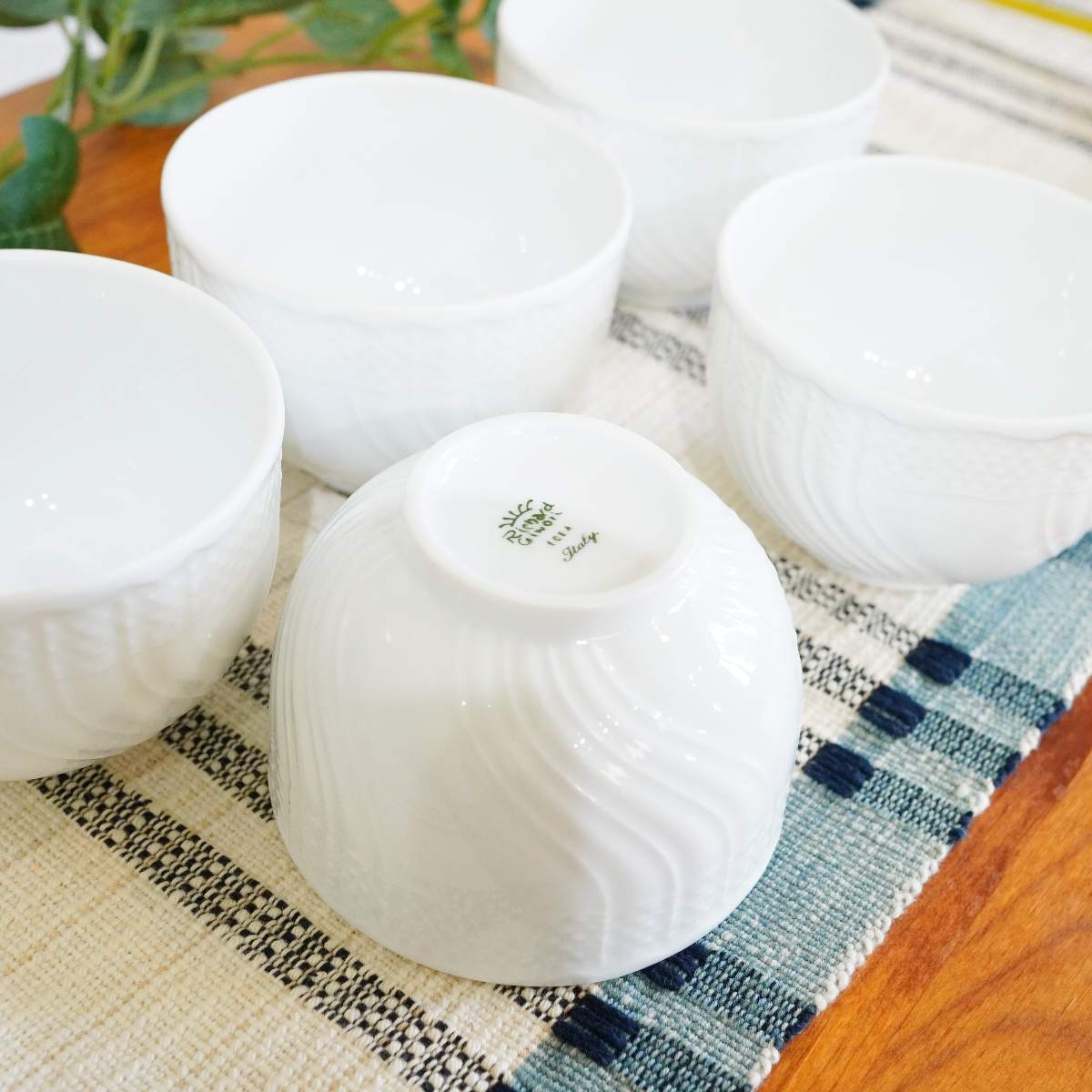 リチャードジノリ / Richard Ginori ベッキオ 湯呑 5個セット 未使用品