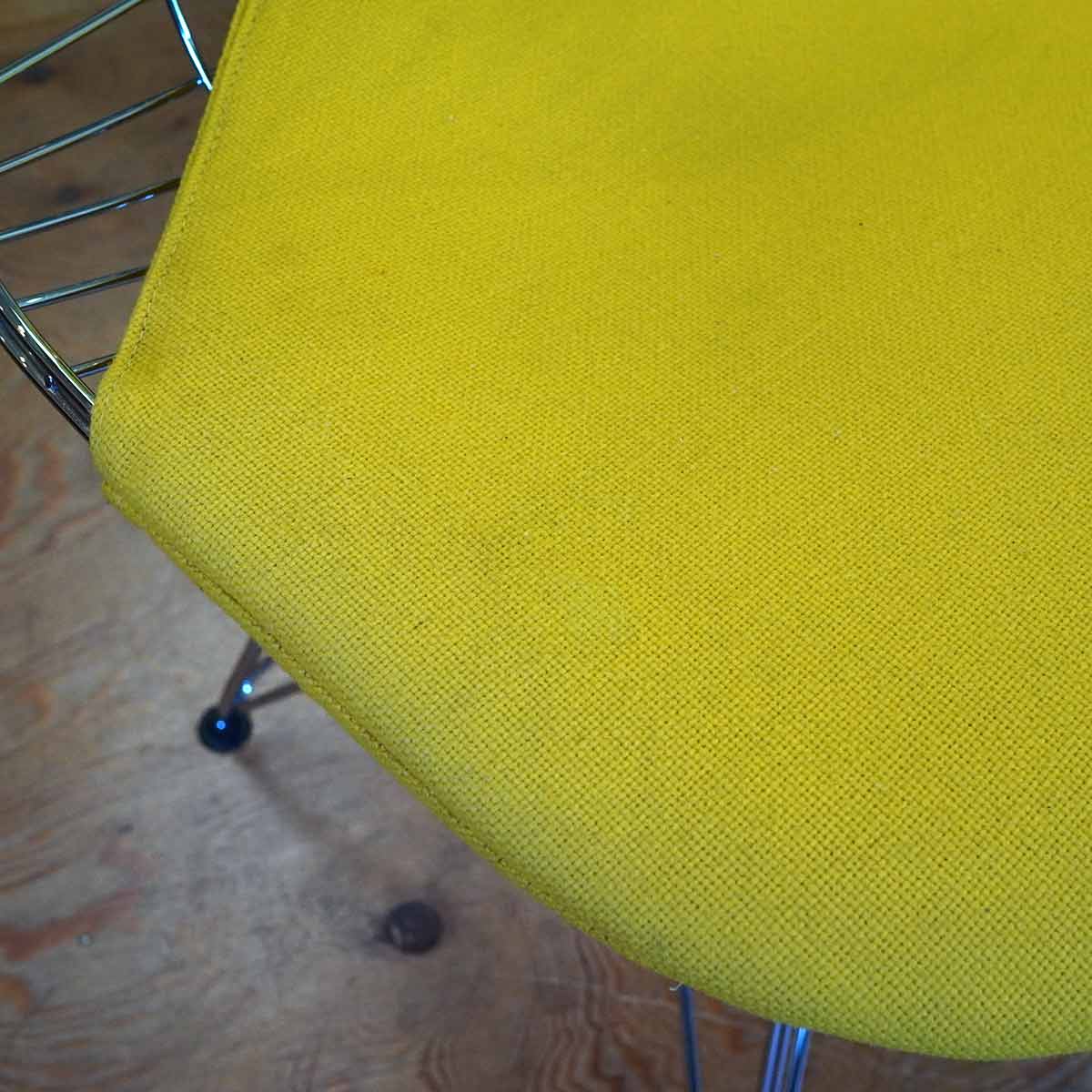 ワイヤーチェア ビキニパッド DKR チャールズ&レイ・イームズ エッフェルベース イエロー 中古