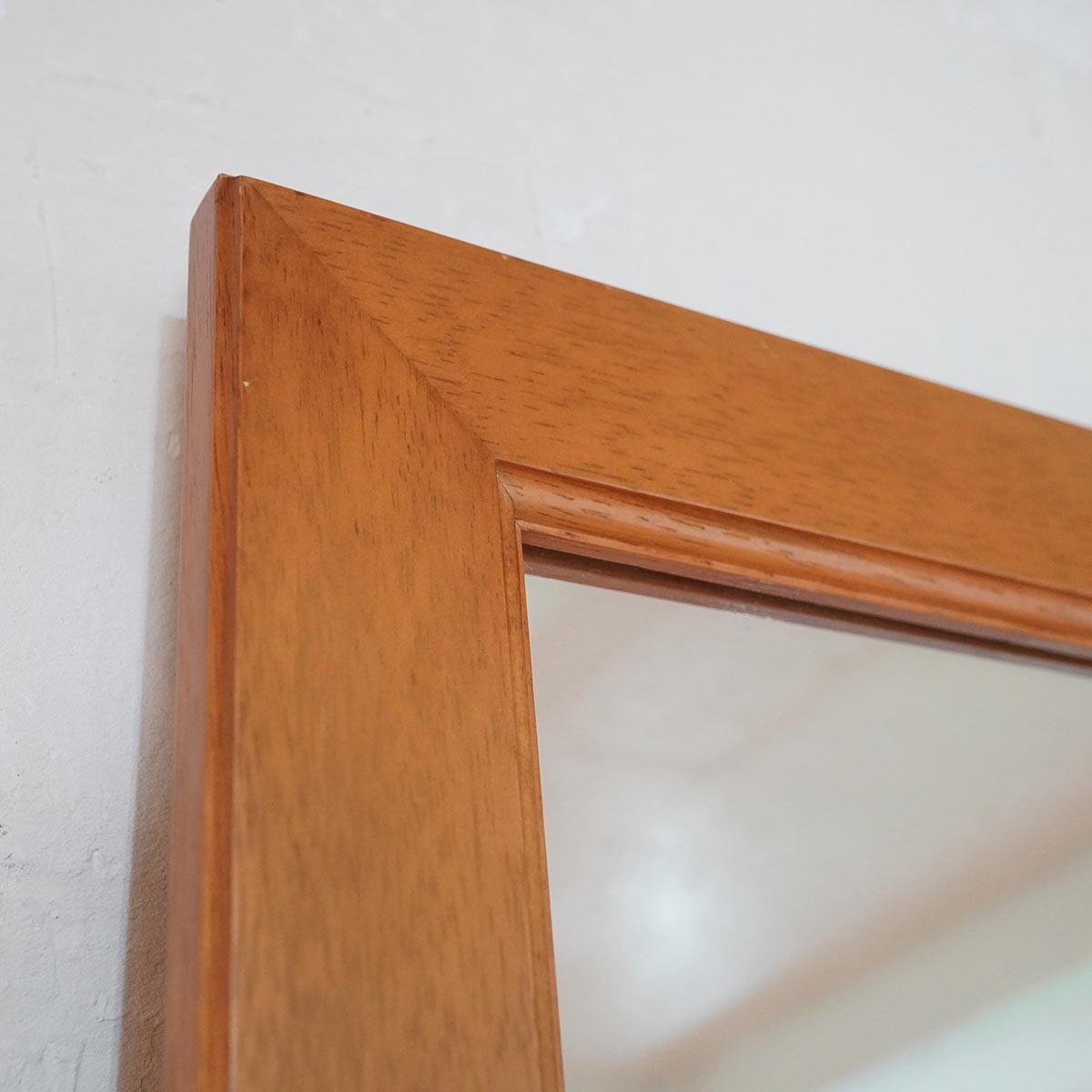 大型ミラー 大きな姿見 ウッドフレーム 全身鏡 中古