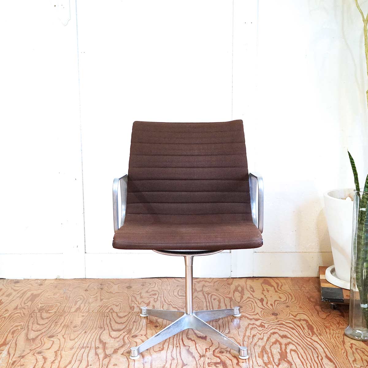 ハーマンミラー / Herman Miller アルミナムグループ サイドチェア コントラクトベース チャールズ&レイ・イームズ ヴィンテージ