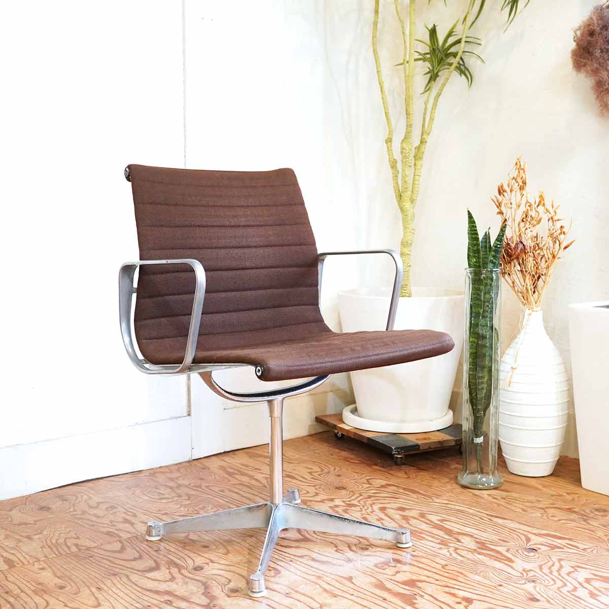 ハーマンミラー / Herman Miller アルミナムグループ サイドチェア コントラクトベース チャールズ&レイ・イームズ ヴィンテージ