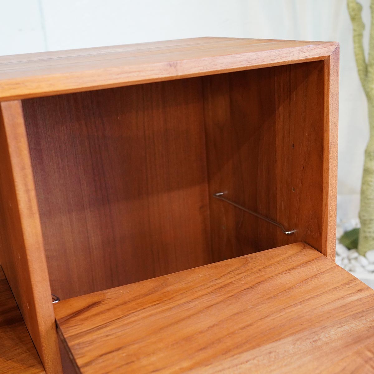 クロロス / CHLOROS チーク無垢材 スモールブックシェルフ 3×3 中古