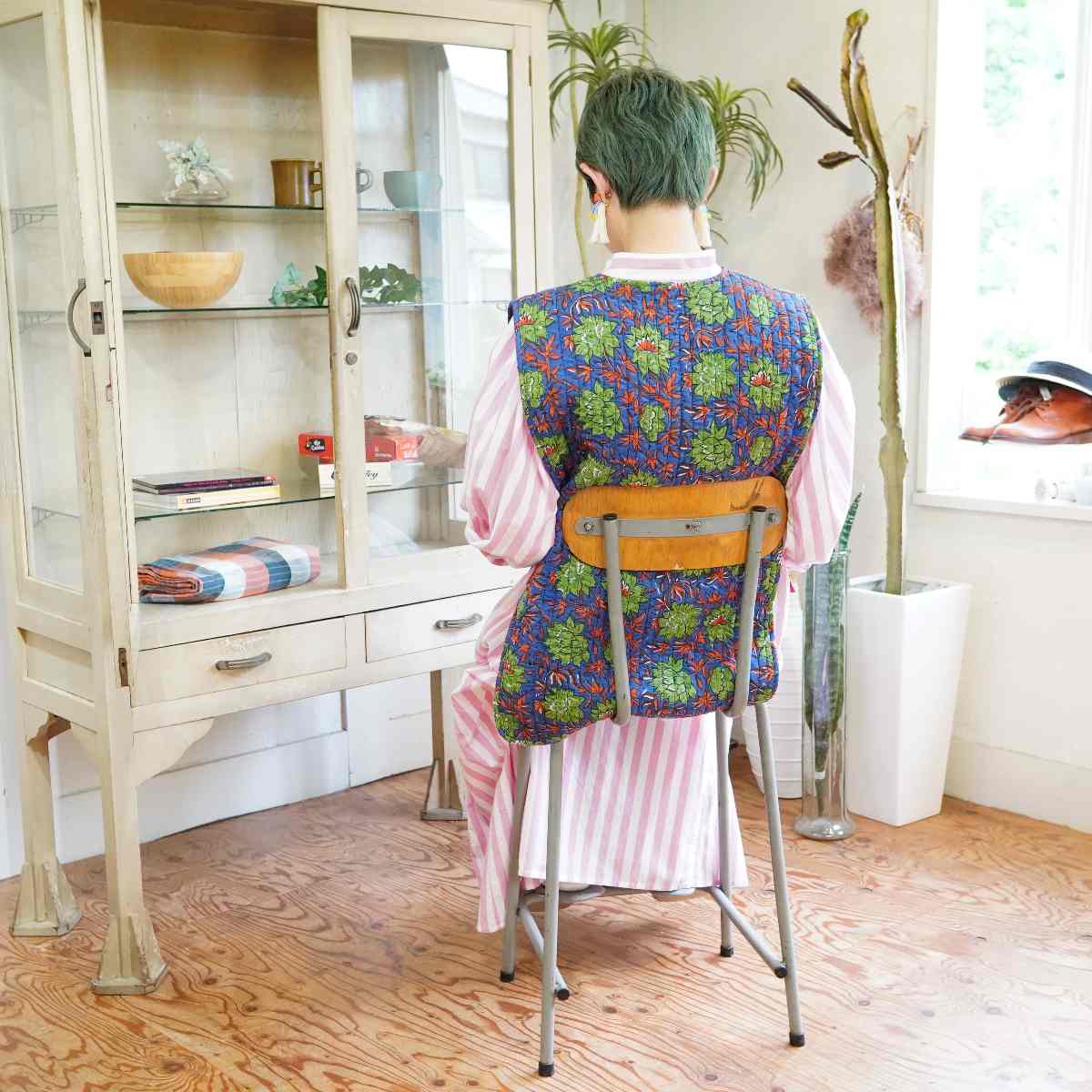 ハイチェア 木製 カウンターチェア アンティーク