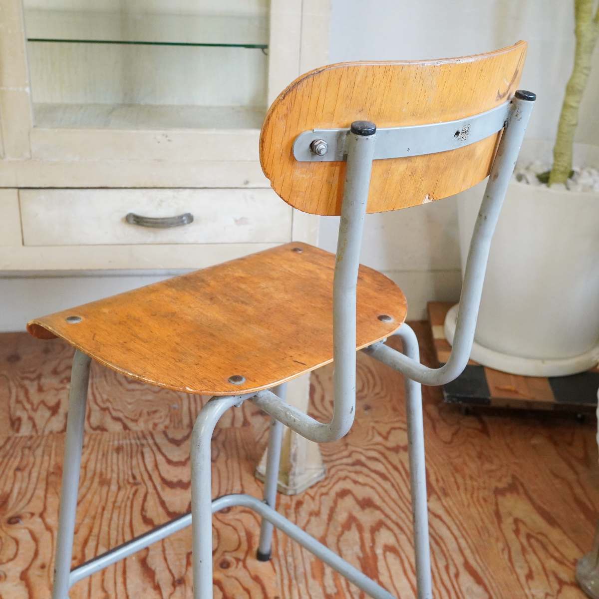 ハイチェア 木製 カウンターチェア アンティーク