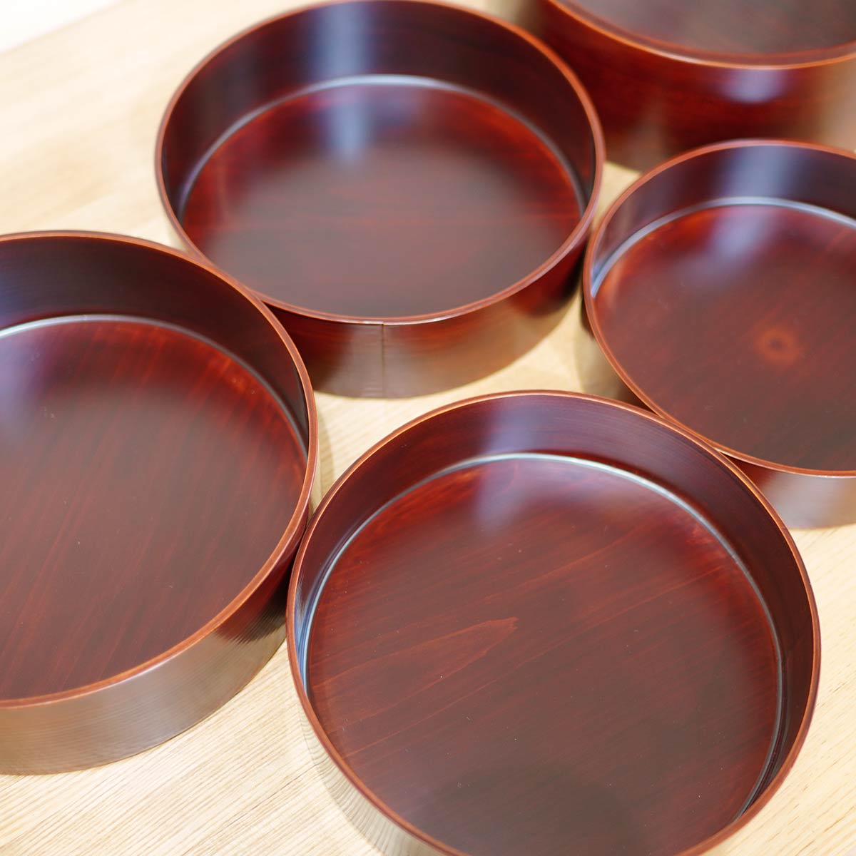 入れ子重 丸 赤木明登 漆 未使用