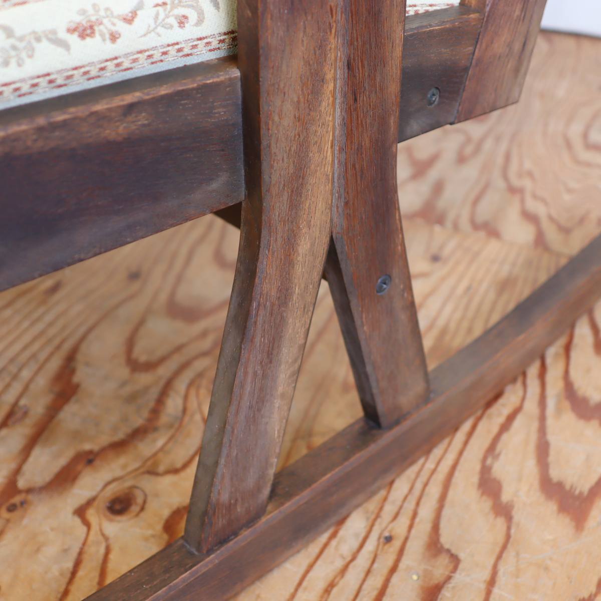 飛騨家具 ロッキングチェア【2】花柄 クラシック アンティーク