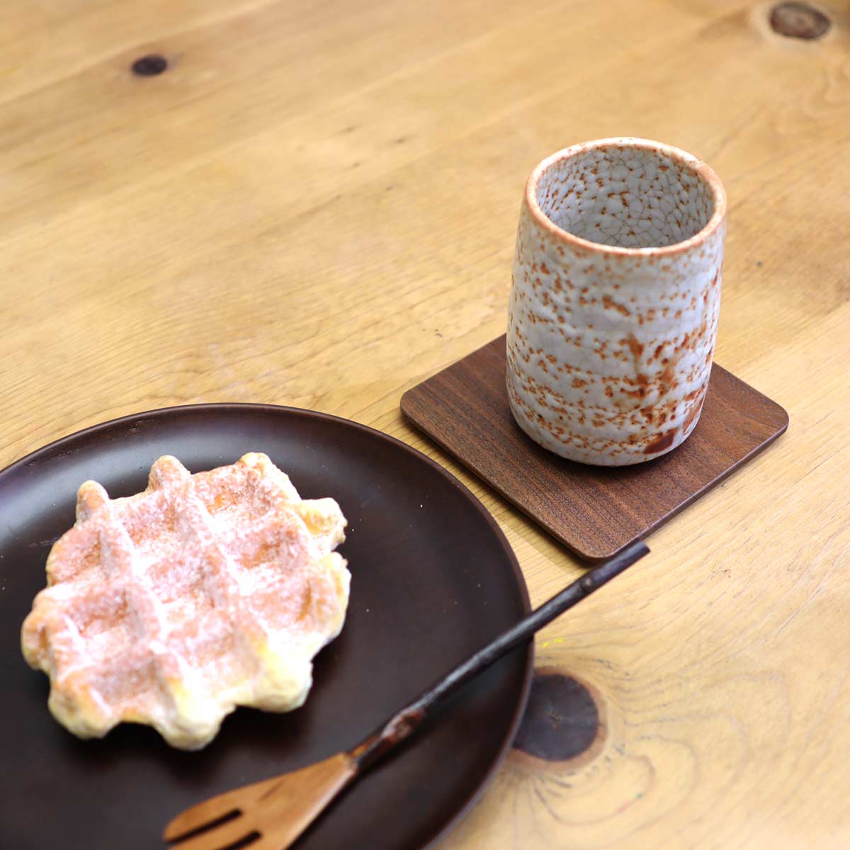 桜製作所 コースター 5枚セット ウォールナット 中古