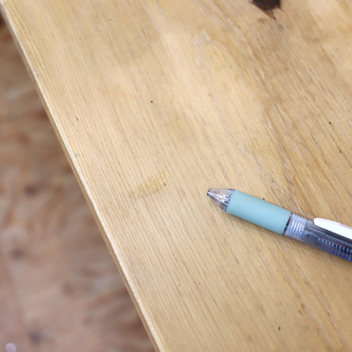 アイアン脚とパイン材のダイニングテーブル インダストリアル 中古