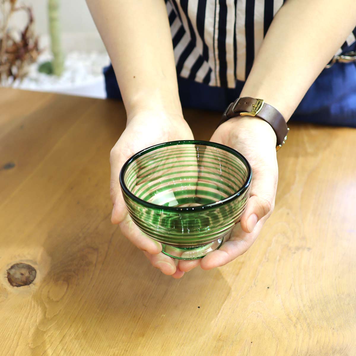 舩木 倭帆 くもの巣鉢 ガラス 中古