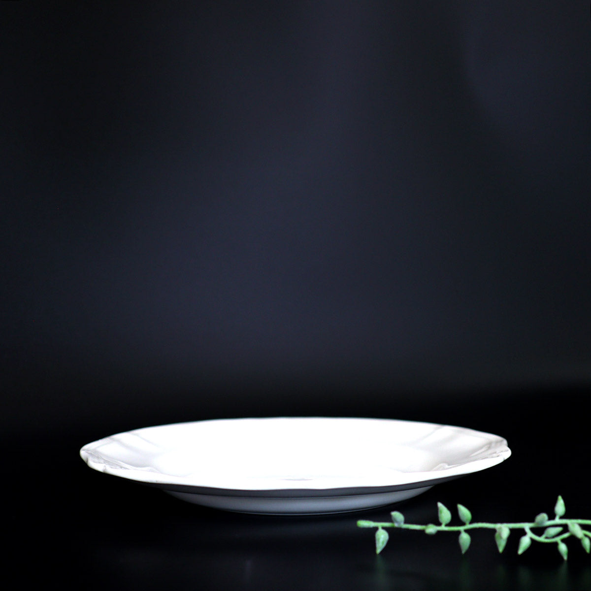 ディゴワン&サルグミンヌ / DIGOIN ET SARREGUEMINES 花リム プレート アンティーク