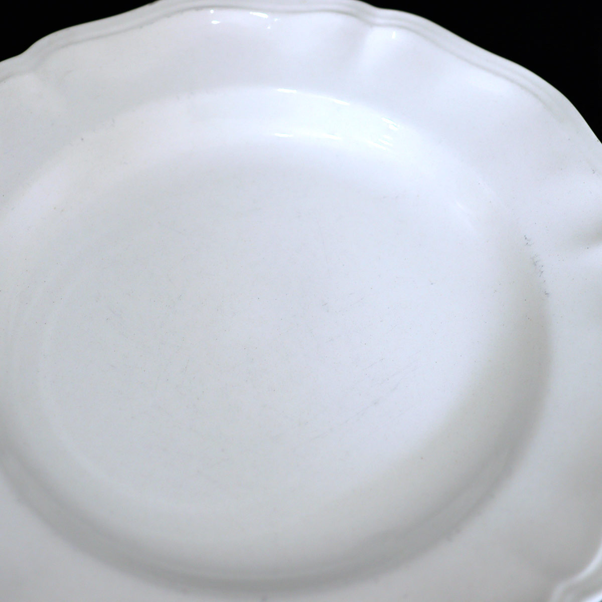 ディゴワン&サルグミンヌ / DIGOIN ET SARREGUEMINES 花リム プレート アンティーク