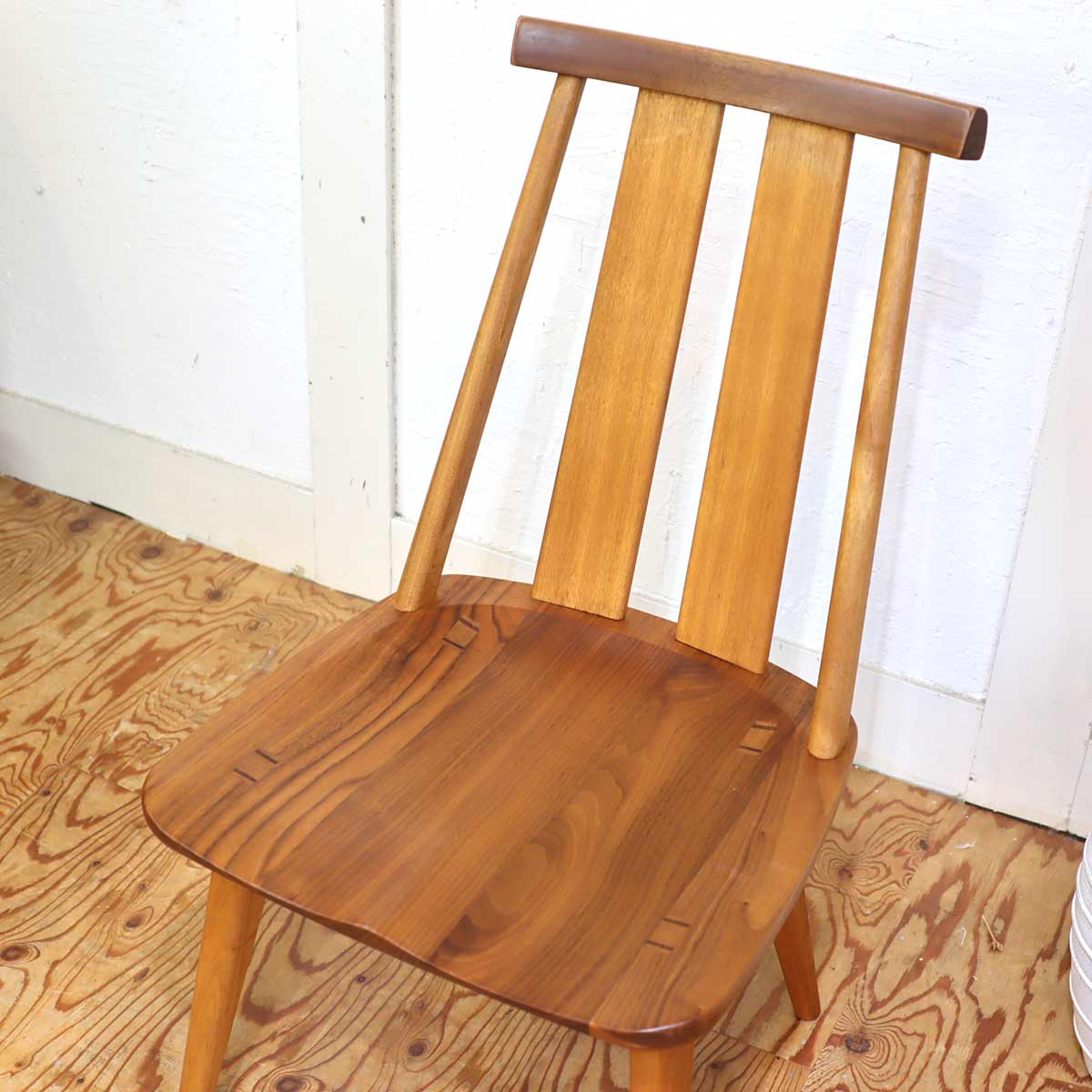 シラカワ ダイニングチェア 飛騨家具 ハイバックチェア ウォールナット 【1】 中古