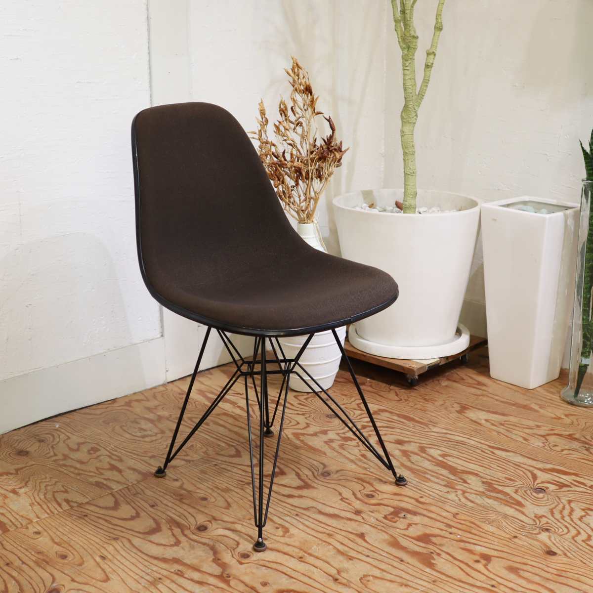 ハーマンミラー / Herman Miller サイドシェルチェア 【1】 チャールズ&レイ・イームズ エッフェルベース ヴィンテージ<i>動画</i>