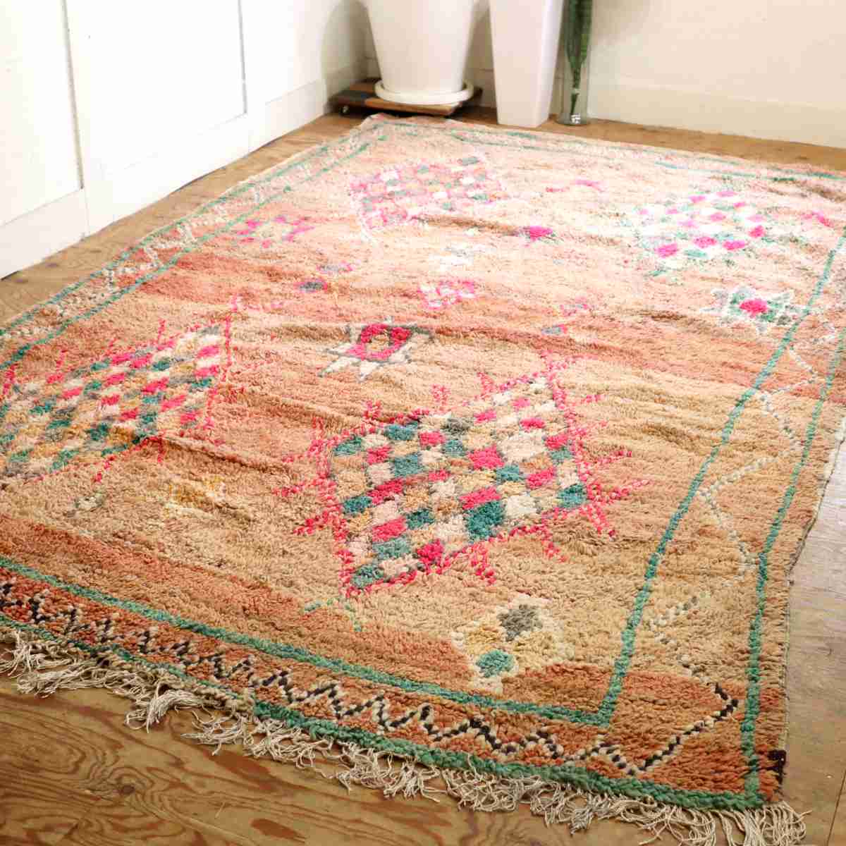 モロッコ / MAROC ボシャルウィット モロッカンラグ 中古