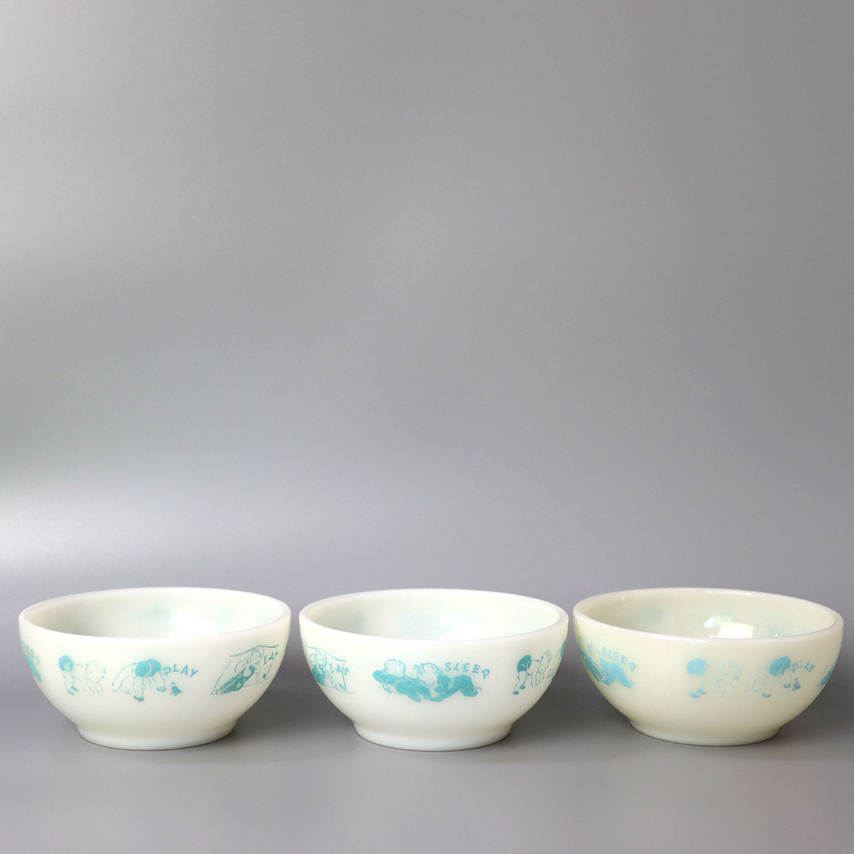 ファイヤーキング / Fire-King チャイルドボウル SLEEP EAT PLAY ヴィンテージ