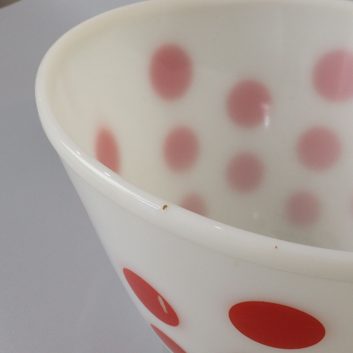 ファイヤーキング / Fire-King ミキシングボウル スプラッシュプルーフ レッド ヴィンテージ