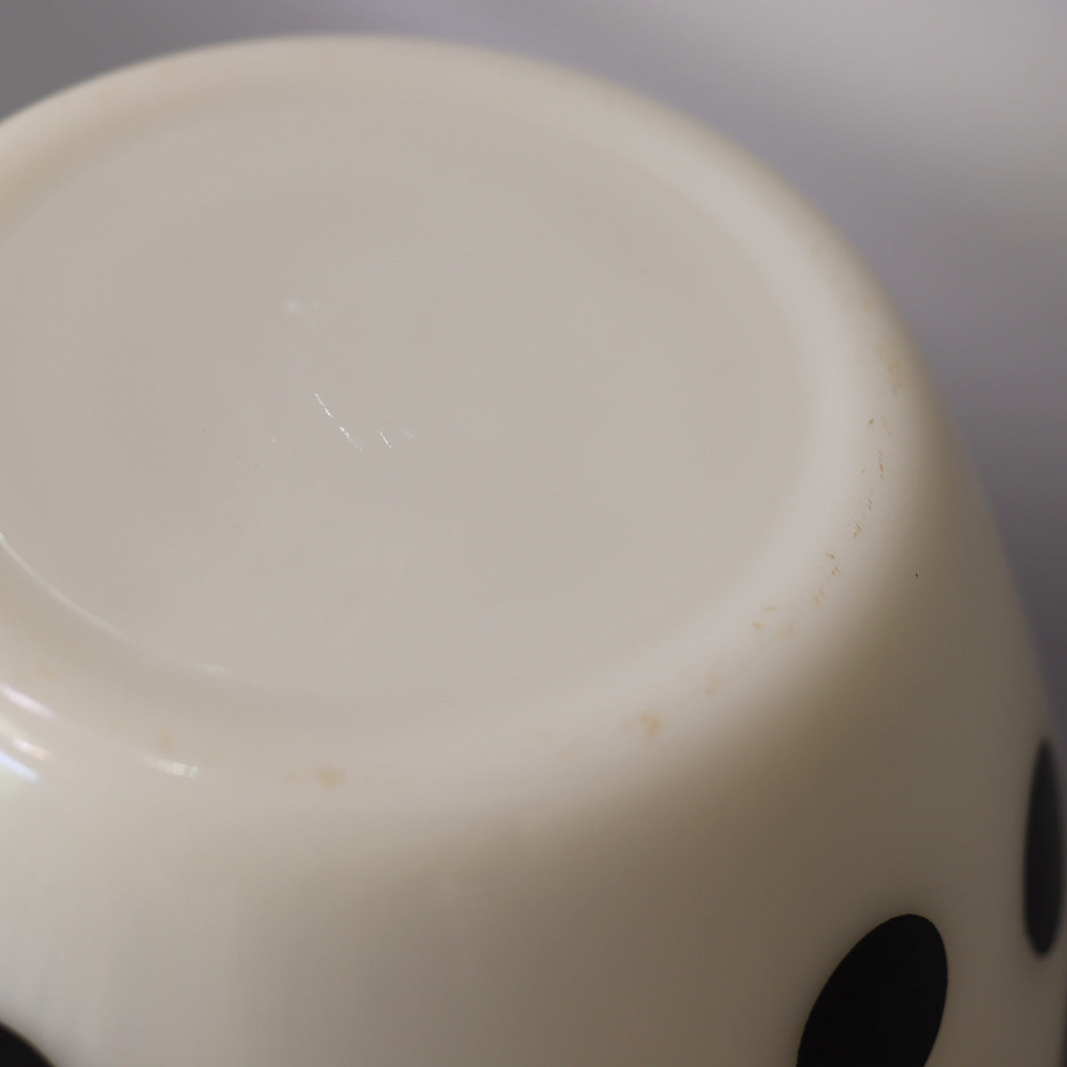 ファイヤーキング / Fire-King ミキシングボウル スプラッシュプルーフ ブラック ヴィンテージ