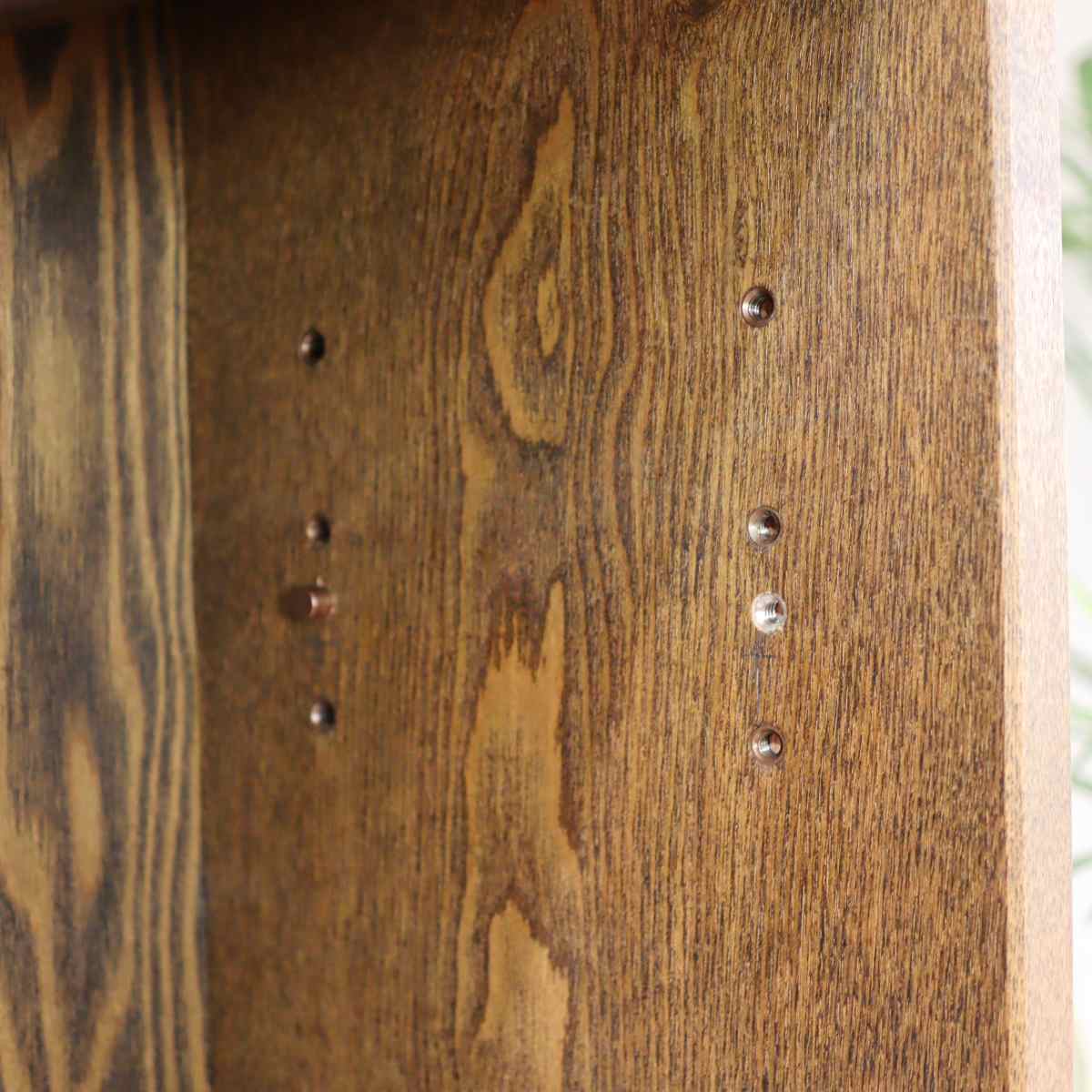 タモ無垢材 本棚 オープンシェルフ 飾り棚 中古