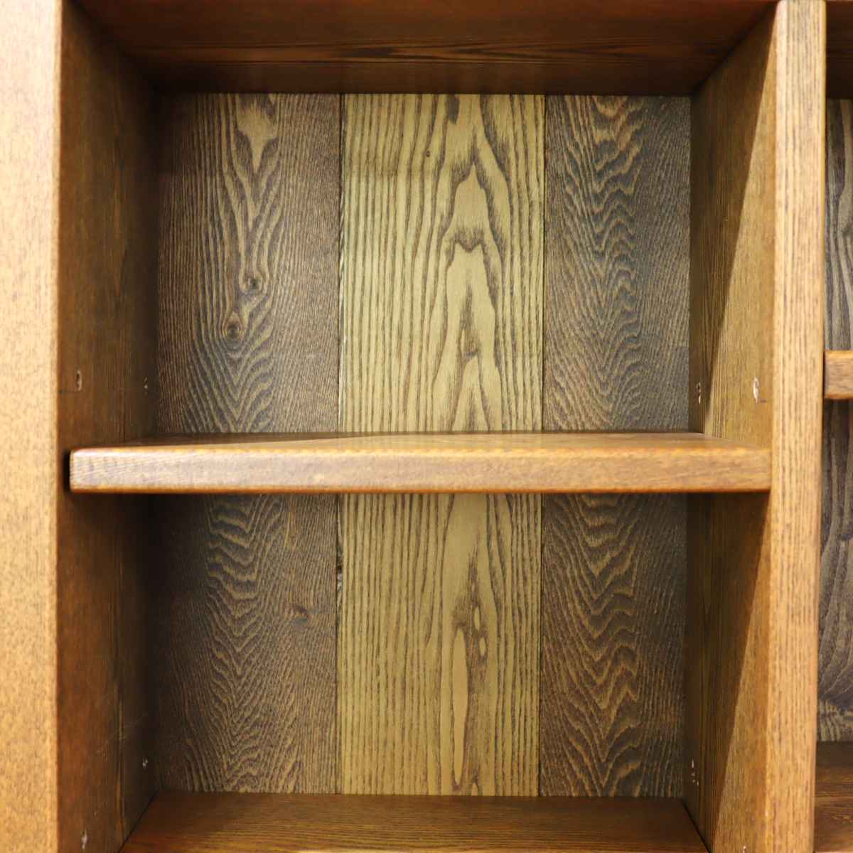 タモ無垢材 本棚 オープンシェルフ 飾り棚 中古