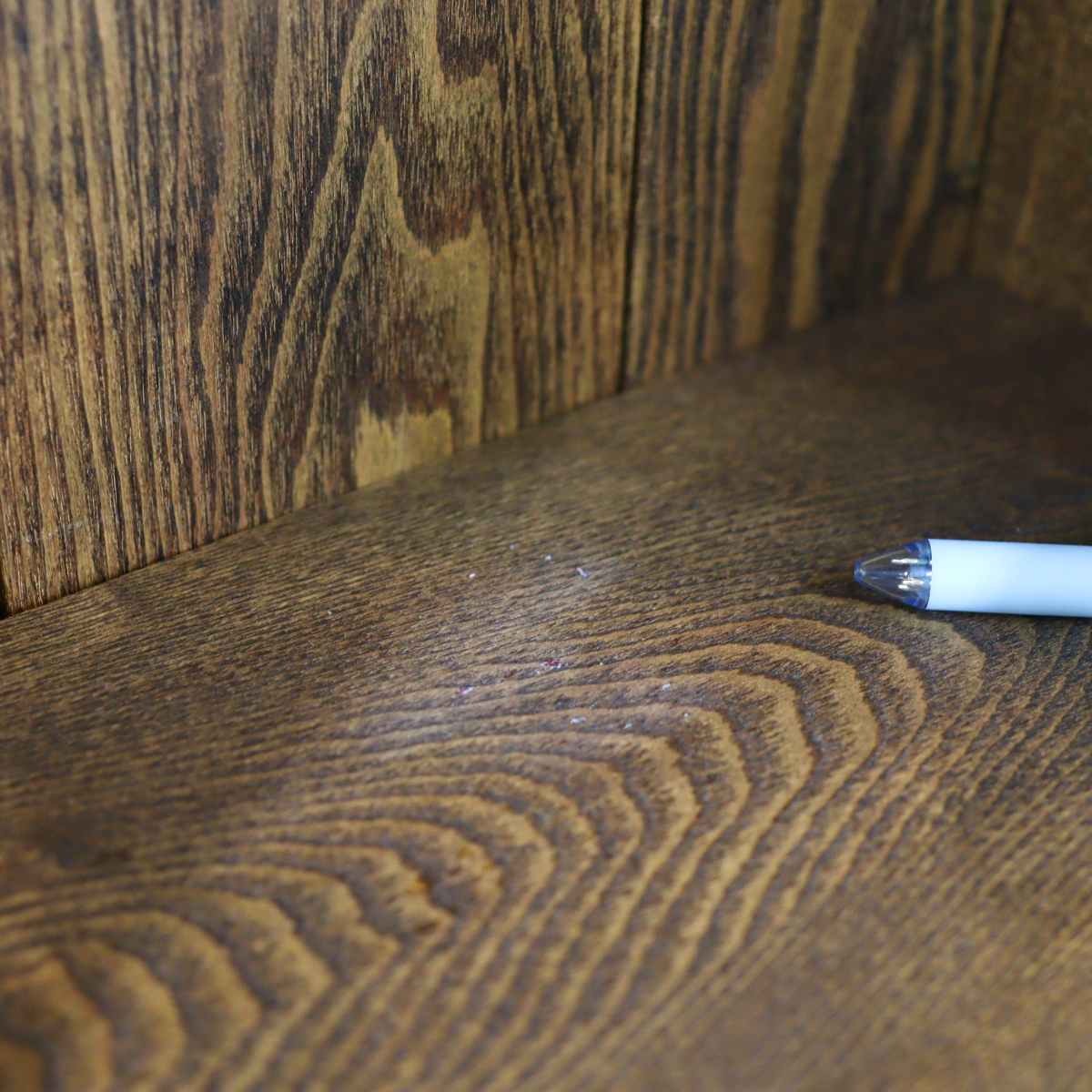 タモ無垢材 本棚 オープンシェルフ 飾り棚 中古