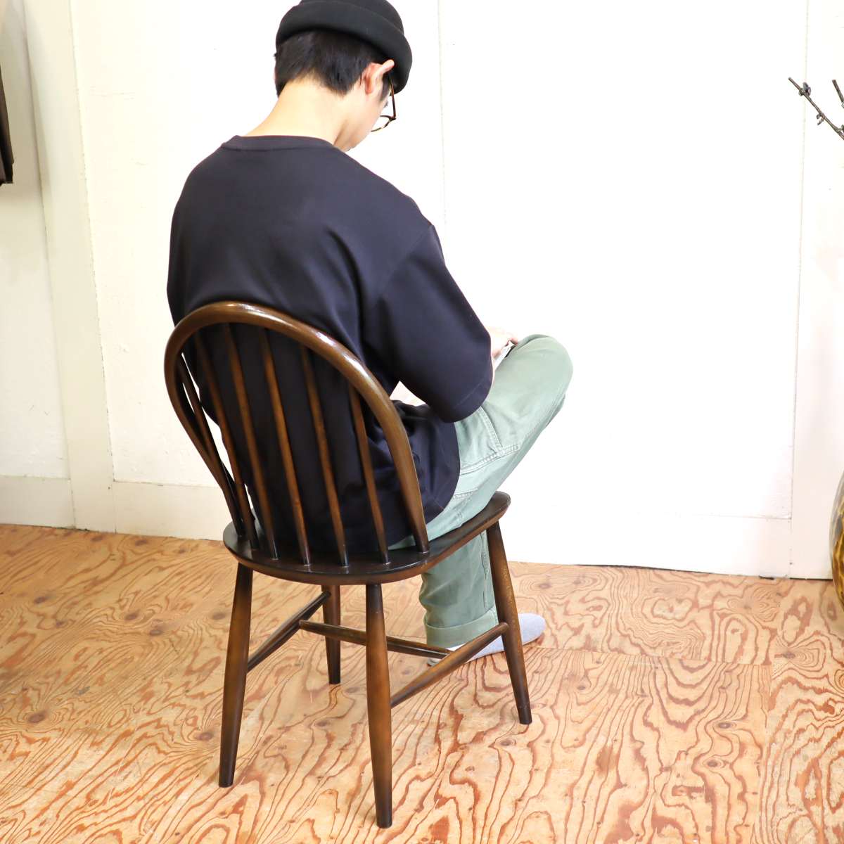アーコール / ERCOL フープバックチェア ダイニングチェア アンティーク