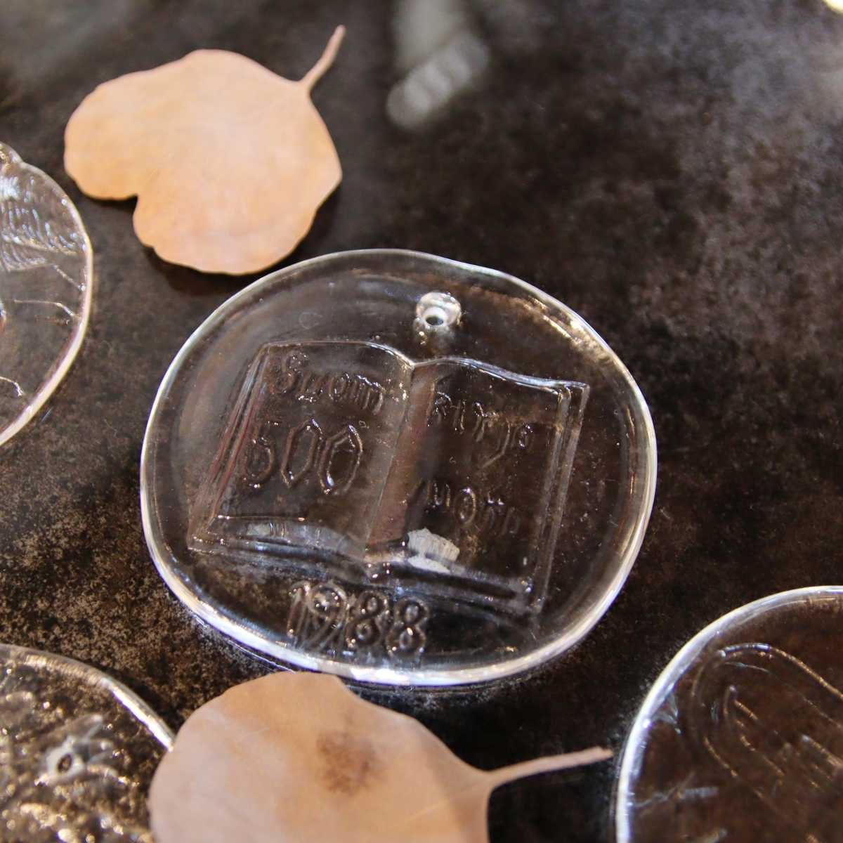 ヌータヤルヴィ / Nuutajarvi ガラスオーナメント6点set フィンランド 中古