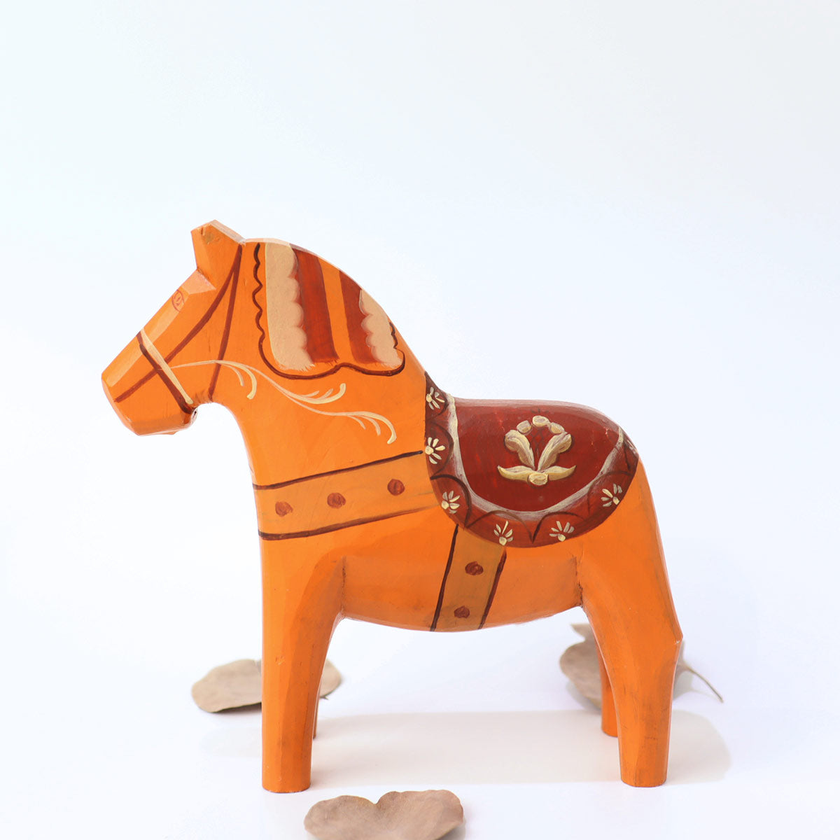 グランナス / Grannas ダーラナホース オレンジ スウェーデン 置物 中古