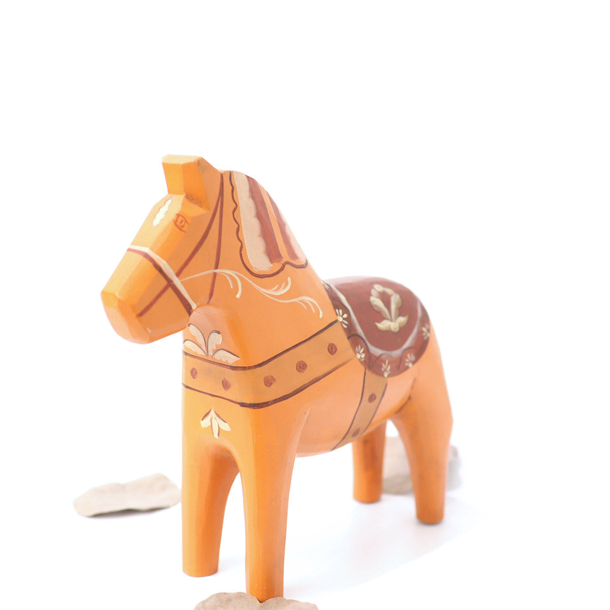 グランナス / Grannas ダーラナホース オレンジ スウェーデン 置物 中古