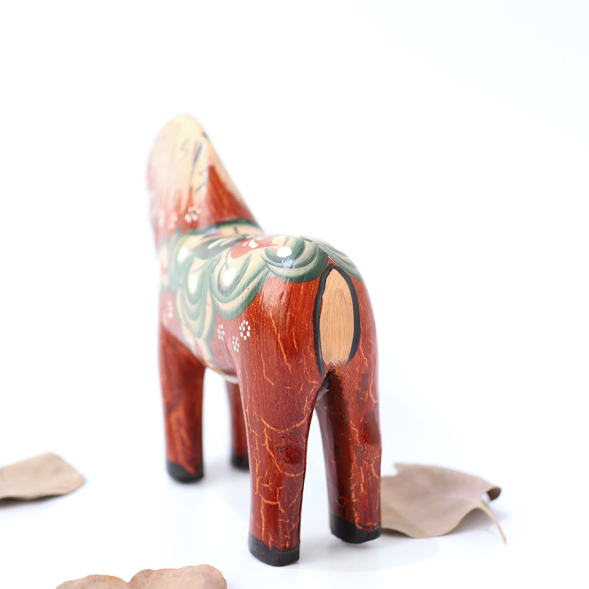 フェーネス ヘムスロイド / Farnas Hemslojd ダーラナホース レッド スウェーデン 置物 中古