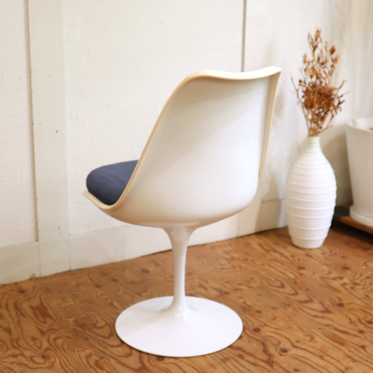 ノール / Knoll チューリップチェア ブルー ダイニングチェア エーロサーリネン 【10】 ヴィンテージ