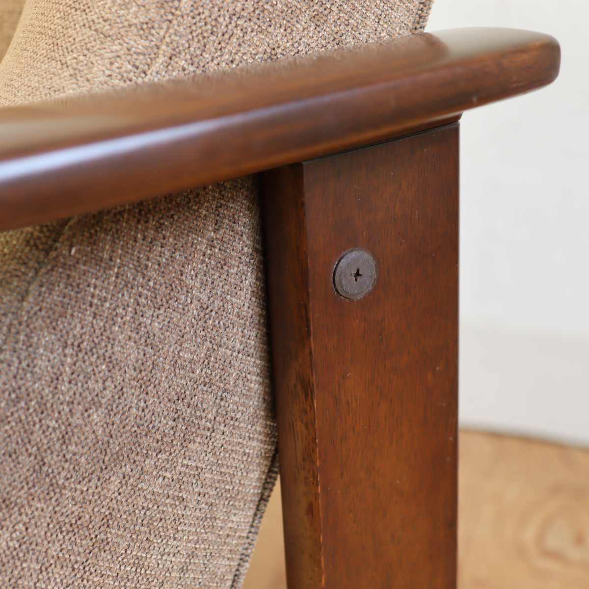 アームチェア 1Pソファ 【2】レトロ サンドベージュ ヴィンテージ