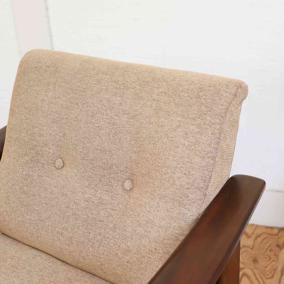 アームチェア 1Pソファ 【2】レトロ サンドベージュ ヴィンテージ