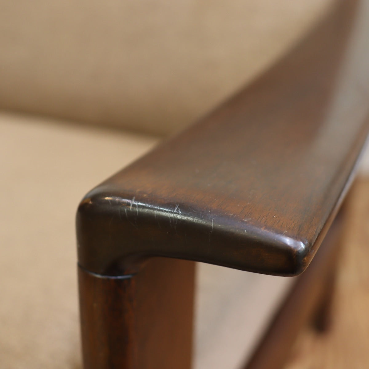 アームチェア 1Pソファ 【2】レトロ サンドベージュ ヴィンテージ