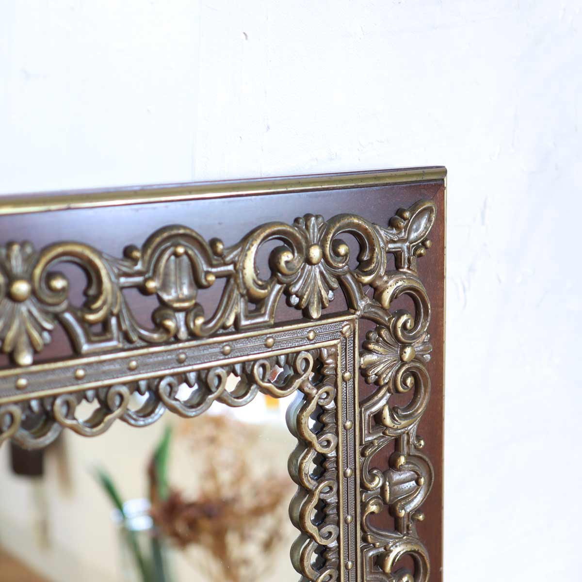 ウォールミラー クラシカル アンティーク風 中古