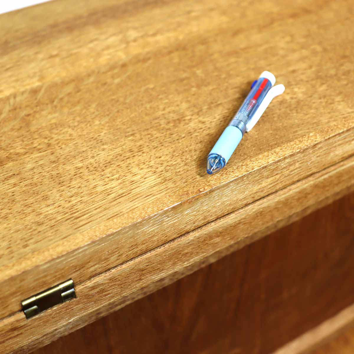 ナラ無垢材 キャビネット 収納箱【2】 中古