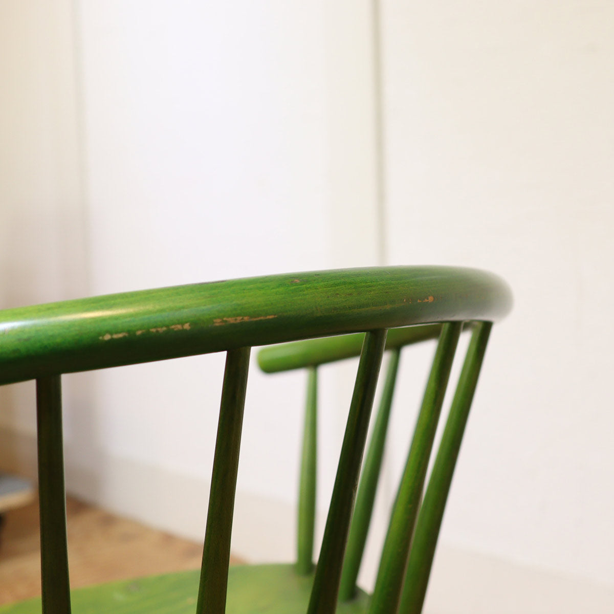 アームチェア グリーン ヴィンテージ スポークチェア