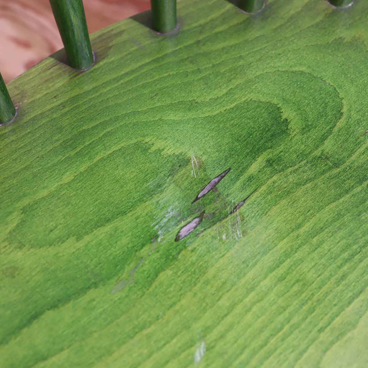 アームチェア グリーン ヴィンテージ スポークチェア