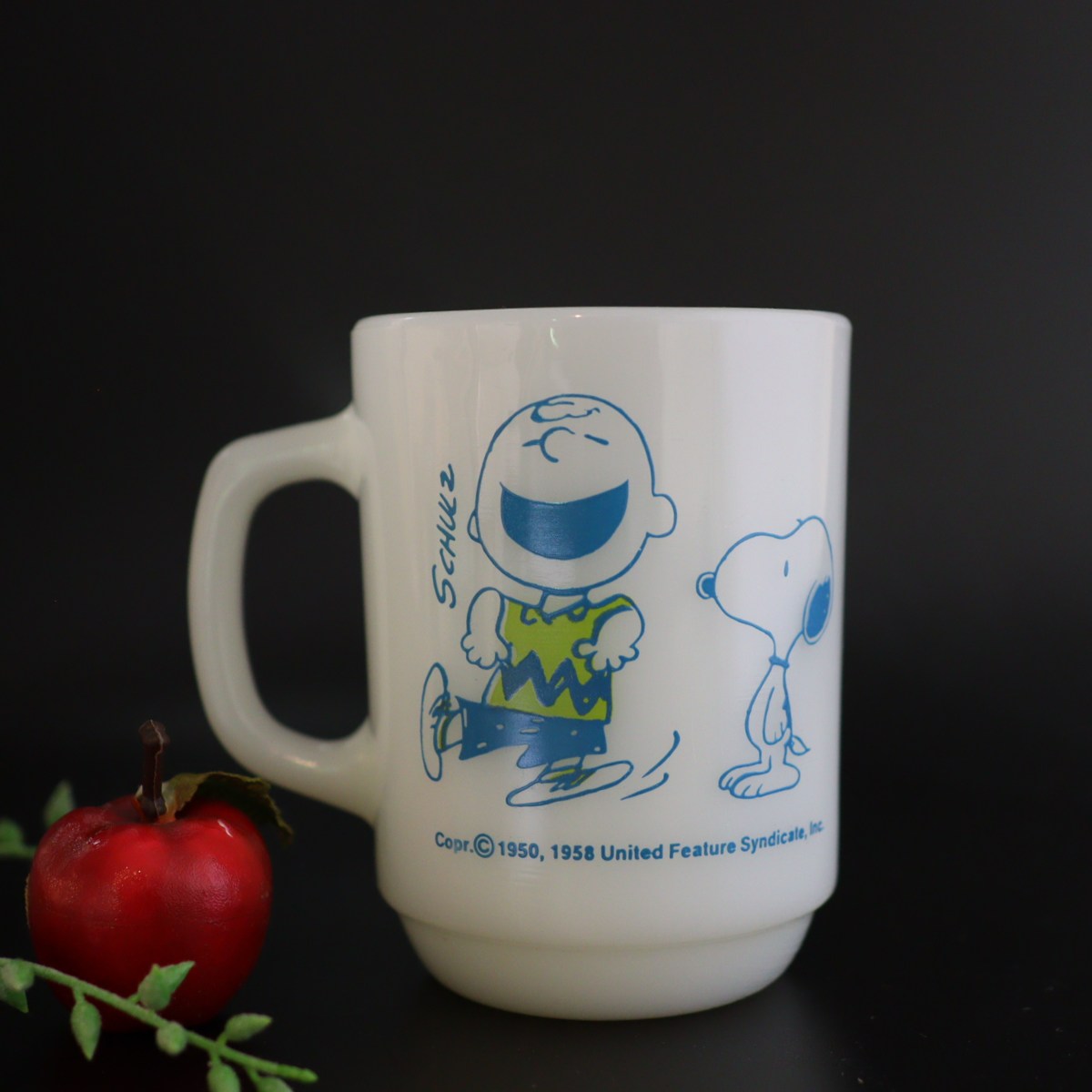 ファイヤーキング / Fire-King マグ チャーリーブラウン スヌーピー PEANUTS 【2】ヴィンテージ