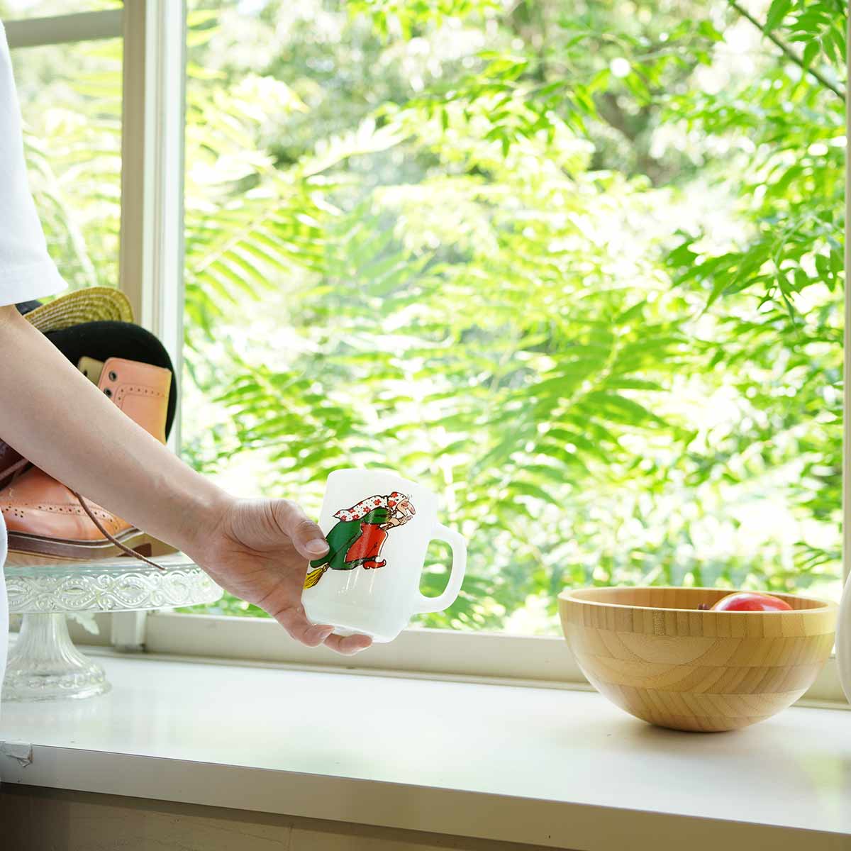 ファイヤーキング / Fire-King ノルウェジアンウィッチ マグカップ 中古