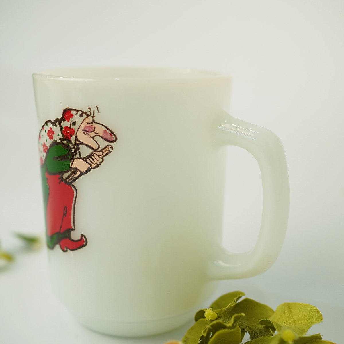 ファイヤーキング / Fire-King ノルウェジアンウィッチ マグカップ 中古